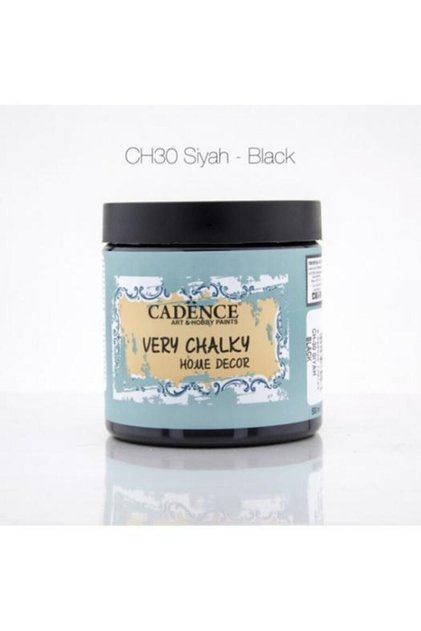 Very Chalky Home Decor Mobilya Boyası 500 Ml. 30 Siyah
