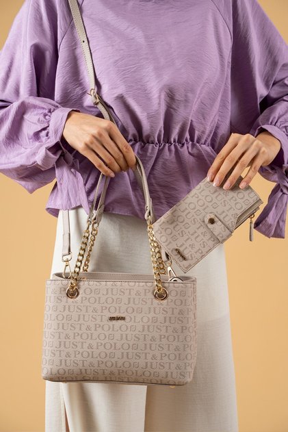 Women's Stone Bag Wallet Set
