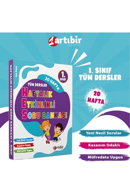 1.sınıf Tüm Dersler Haftalık Etkinlikli Soru Bankası
