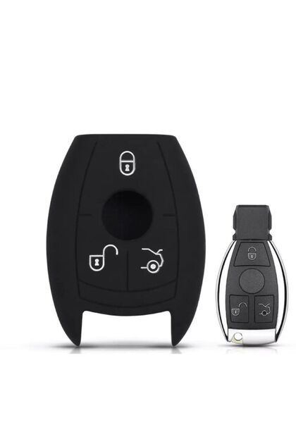 Mercedes CLS CLA AMG C180 E200 W204 Silicone Key Protector Cover, 3-Button Model. See image 2.