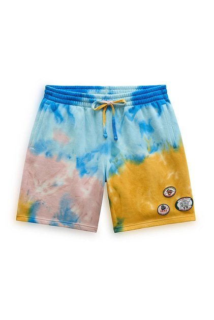 Fruit Stickers Loose Fleece Shorts