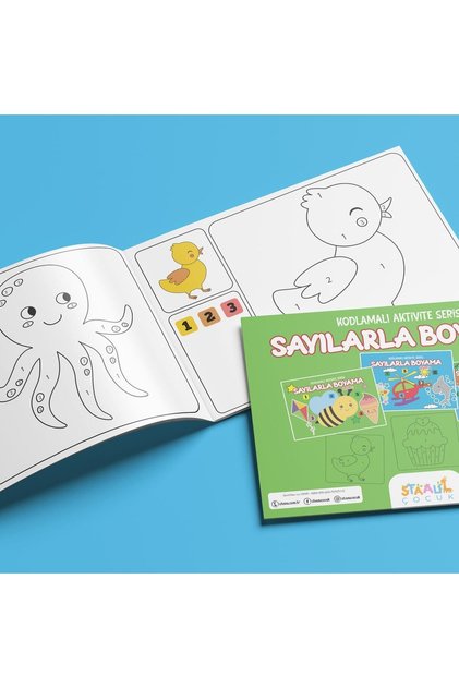 Coding Activity Series - Coloring Book by Numbers - Level 1
