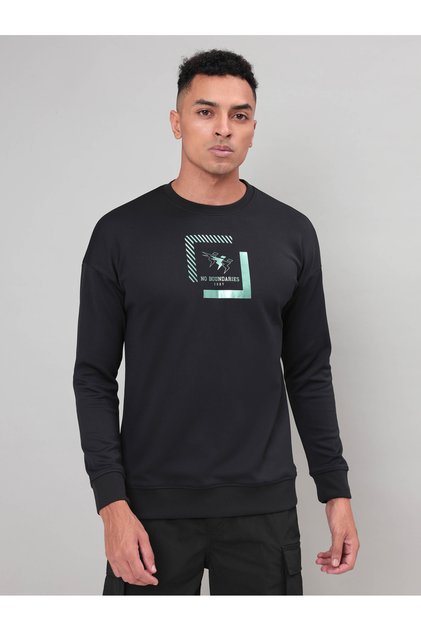 4-Way Stretch Printed Sweatshirt