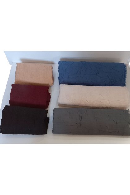 Tesettür Kadın Bambu Kraş 3 Adet Bambu Eşarp 3 Adet Bambu Şal