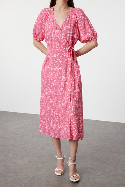 Pink Regular Woven Dress TEDSS24EL00103