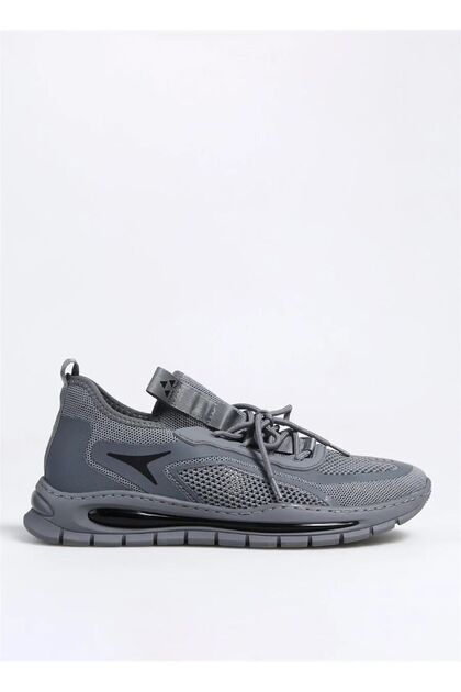 231451 Gray Men's Knitwear Sneaker Memory Sole Flexible Comfortable Sports Walking Shoes