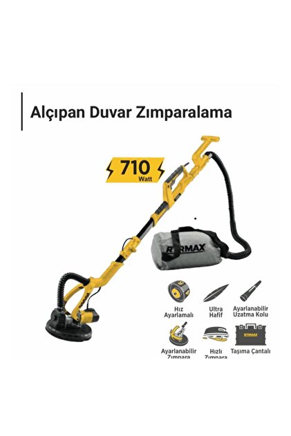 Rtrmax Alçıpan Duvar Zımparalama RTM3793 - Fiyatı, Yorumları