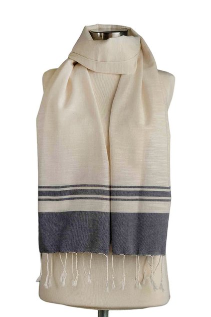 Marine Patterned Soft Scarf