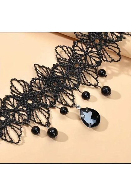 Gothic Lace Necklace