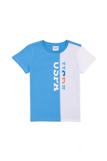 Turquoise Children's T-Shirt - Crew Neck, 100% Cotton