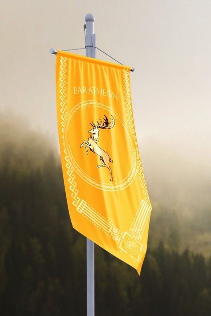 Game Of Thrones Baratheon Hanedanlığı Flama Bayrak