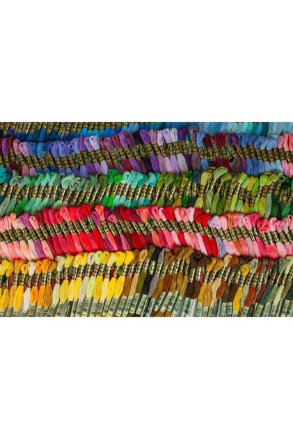 Muline 501 Renk Tam Set + 100 Adet Balım Örgü Evi Marka Muline Sarma Kartı