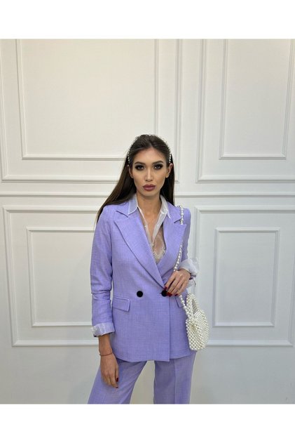 Linen Trousers Jacket 2-Piece Suit