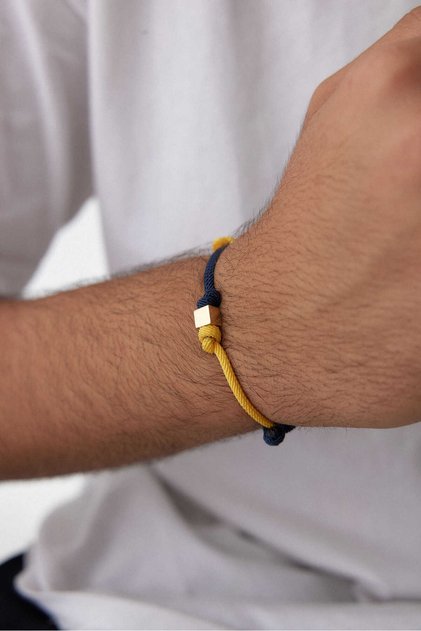 14 Ayar Altın Unisex Taraftar Bilekliği