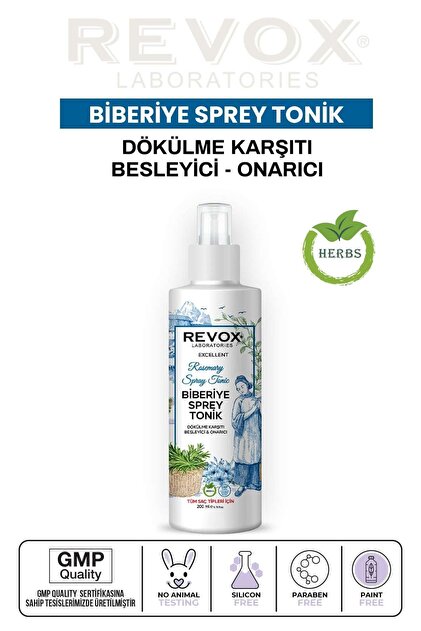Revox Biberiye Bitki Özlü Dökülme Karşıtı, Besleyici Ve Onarıcı