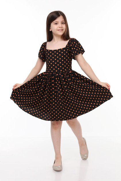 Neslice Girls' Polka Dot Dress