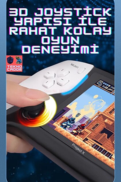 beboncool PROJECT X 4.3İnç IPS HD EKRAN 10000+ OYUNLU RETRO ARCADE