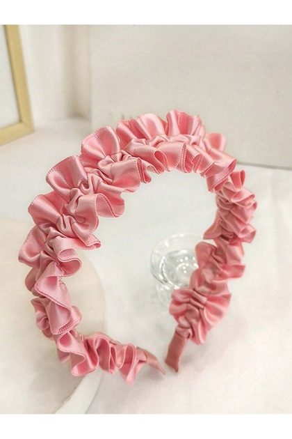 Smocked satin crown