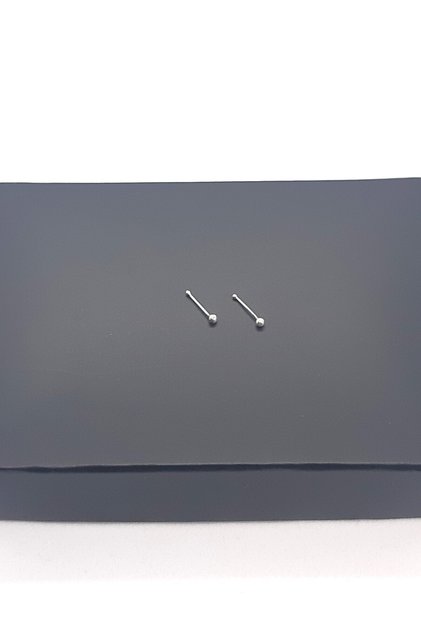 925 Ayar Gümüş 2 Adet 1,5 mm Top Hızma