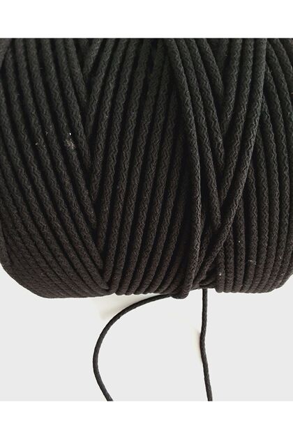 Our Thread is Cotton (Complain the Different Missing Senders) 1 Kg Black Macrame Cord Supla Tress Thread