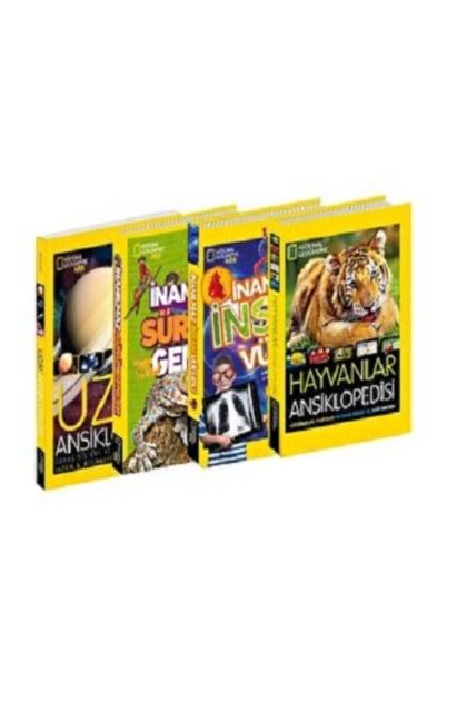 Beta Kids National Geographic Kids Ansiklopedi Seti (4 KİTAP