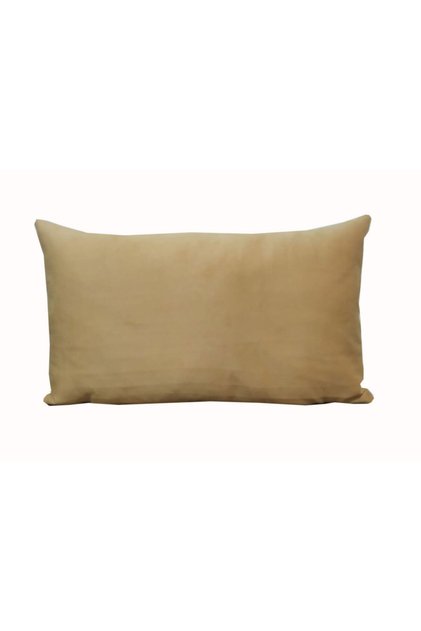 32x54 Cm Double Sided Mustard Color Velvet Textured Rectangular Pillow Throw Pillow Cover