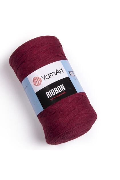 Rıbbon - إكسسوار حبل محبوك يدويًا باللون العنابي - 781