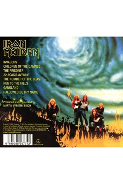 Iron Maiden エプロン The Number of the Beast Genel Markalar The Number Of The Beast - Plak Iron Maiden - Fiyatı