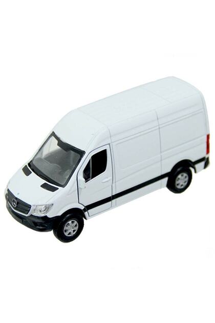 1:38 Mercedes Sprinter Panel Van Çek Bırak Minibüs Oyuncak Akıds