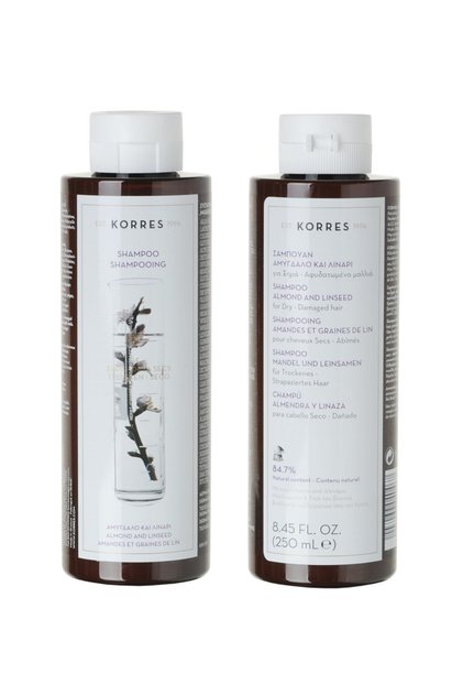 Almond & Linseed Shampoo 250 ML - Kuru ve Yıpranmış Saçlar İçin Şampuan (Badem ve Keten Tohumu)
