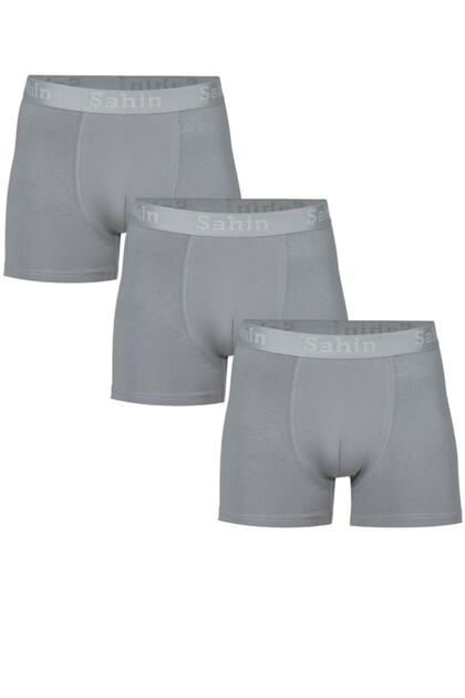 Men's Gray Modal Boxers 3 Pack