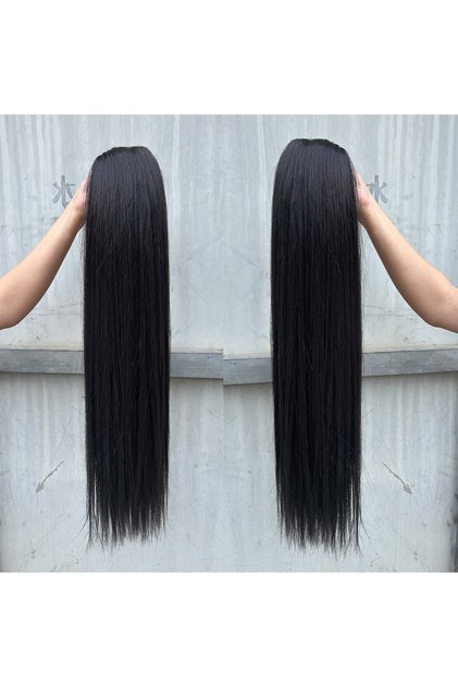 28inches #2 26 Inch Straight Hair Extensions Ombre Hair Bundles Heat Resistant Fiber Hair Weaving Sy