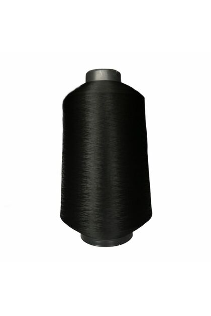 150 Denye Siyah Polyester Overlok Ipliği ( Muz Ip ) ( 800 gr )