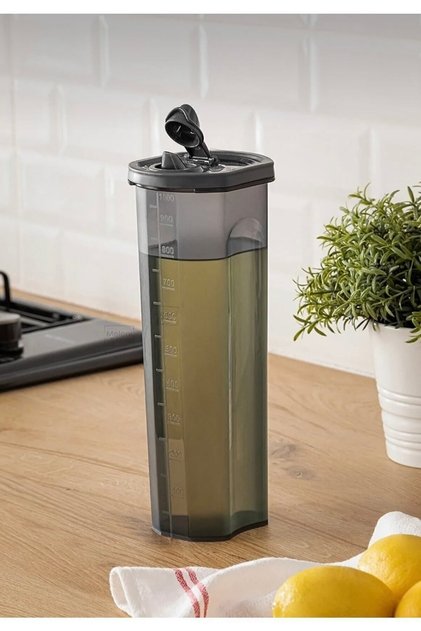 Platin Ölçekli Yağdanlık - Sıvı Yağlık Sirkelik 1000 Ml
