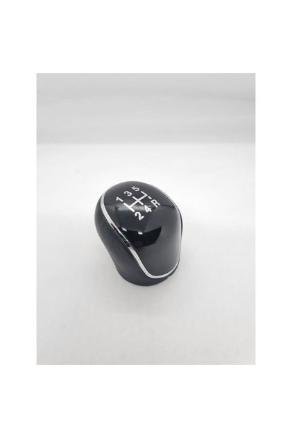 Linea- Punto- Doblo Leather Gear Shift Knob 5 Forward Black Scheming