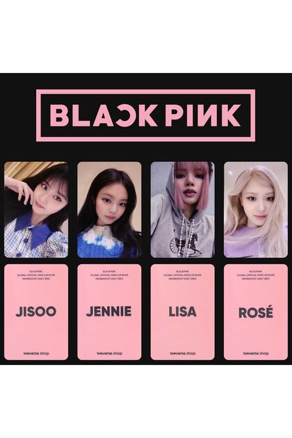 Kpop Dünyasi Blackpınk '' Premium Membership Kit '' Pc Set 2