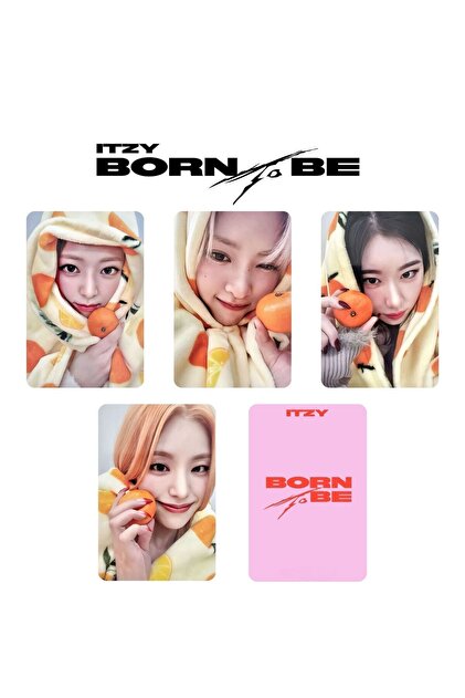 Kpop Dünyasi ITZY '' Born to Be '' POB Photocards Set - Fiyatı