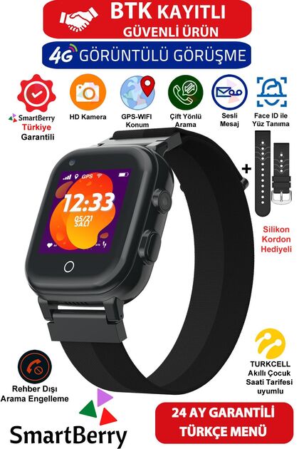 Smartberry Z40 Görüntülü Görüşme Yüz Tanıma Gps Wıfı Konum Akıllı
