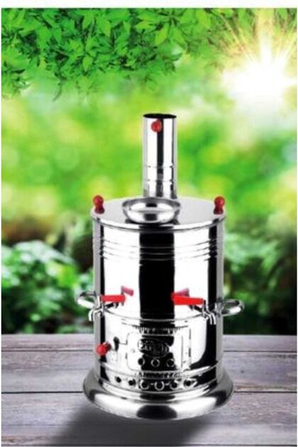 Çift Musluklu Semaver 5 Litre