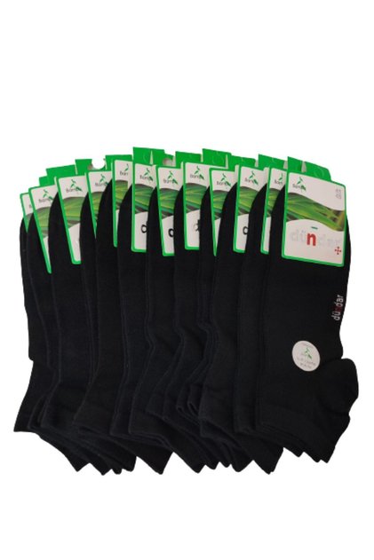 Men's Booties Bamboo Seamless Scented Pack of 6 (6 Pieces Black)