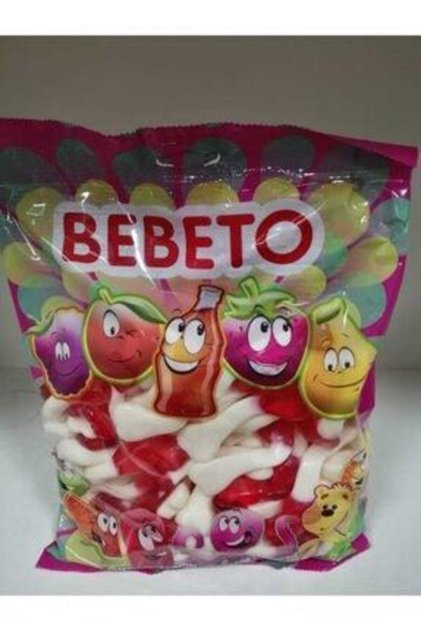 1000 Gr Soft Sugar Bebeto Jelly - Bone Patterned Scarada Jelly Bean12