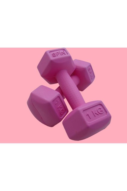 1 Kg Çift (TAKIM)1 kg + 1 kg Plastik Dambıl Ağırlık Kilo Ve Renk Seçenekli Dambıl Dambell Dumbell