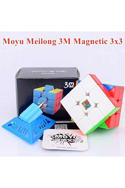 IMP. MAGenter 3形態セット Moyu Meilong 3m Magnetic Version 3x3 Speed Cube Mıknatıslı