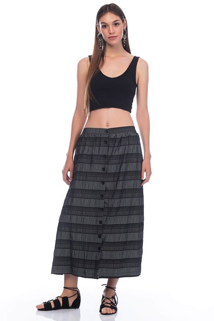 Women's Gray Skirt 20928