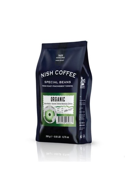 Nish Filter Coffee Organic Coffee 250g Whole Bean Coffee