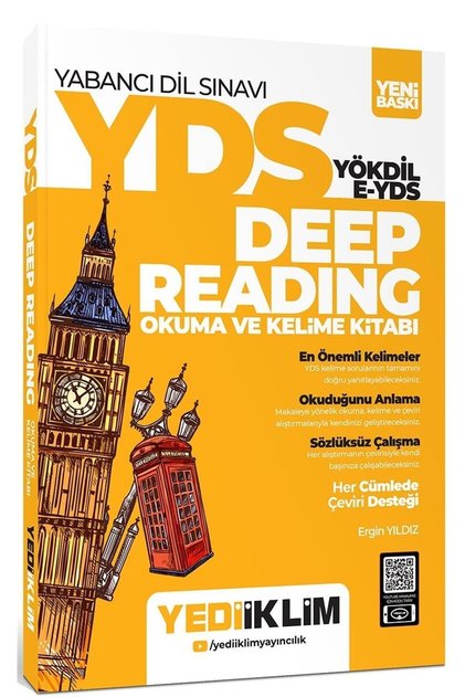 YDS YÖKDİL Deep Reading Okuma ve Kelime Kitabı