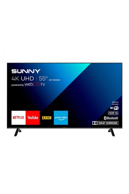 SN55QMN252 55" 139 Ekran Uydu Alıcılı 4K Ultra HD WebOS Smart QLED TV