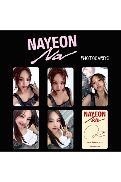 NAYEON K-POP トレーディングカード コレクション TWICE Nayeon '' IM Nayeon '' Albüm Kart Setii POP Ver: