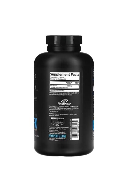 EFX Kre-Alkalyn Creatine 240 KAPSÜL - Fiyatı, Yorumları