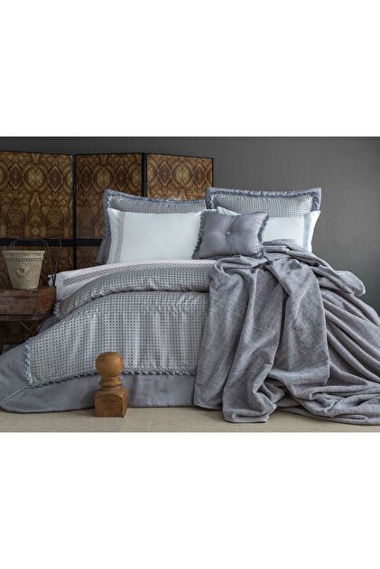 IVY ATTRACT & BASIC plus セット Apricitas HOME Apricitash Home Safran Gri Çeyiz Seti Battaniyeli